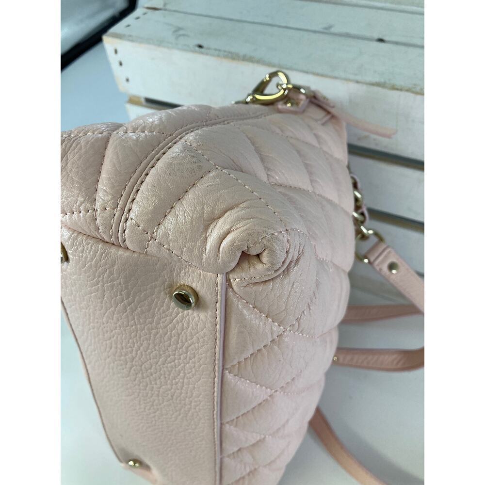 KATE SPADE PINK PUFFED QUILTED LEATHER CROSSBODY BAG (ASIS) - Picture 9 of 16
